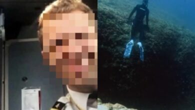 Το σημείο «Πηγάδι του Διαβόλου» στα Λιμανάκια Βουλιαγμένης με σκάφη του Λιμενικού και δύτες