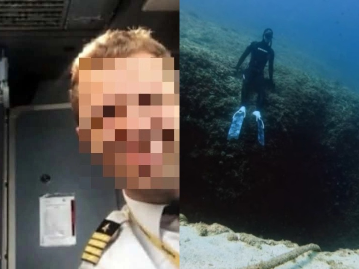 Το σημείο «Πηγάδι του Διαβόλου» στα Λιμανάκια Βουλιαγμένης με σκάφη του Λιμενικού και δύτες