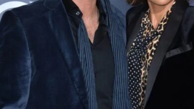 Η Λίζα Ρίνα και ο σύζυγός της Χάρι Χάμλιν σε κοινή τους εμφάνιση