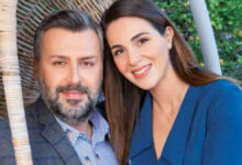 Ο Γιάννης Καλλιάνος και η σύζυγός του Χάρις Δαμιανού σε κοινή τους εμφάνιση