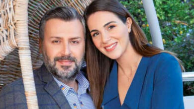 Ο Γιάννης Καλλιάνος και η σύζυγός του Χάρις Δαμιανού σε κοινή τους εμφάνιση