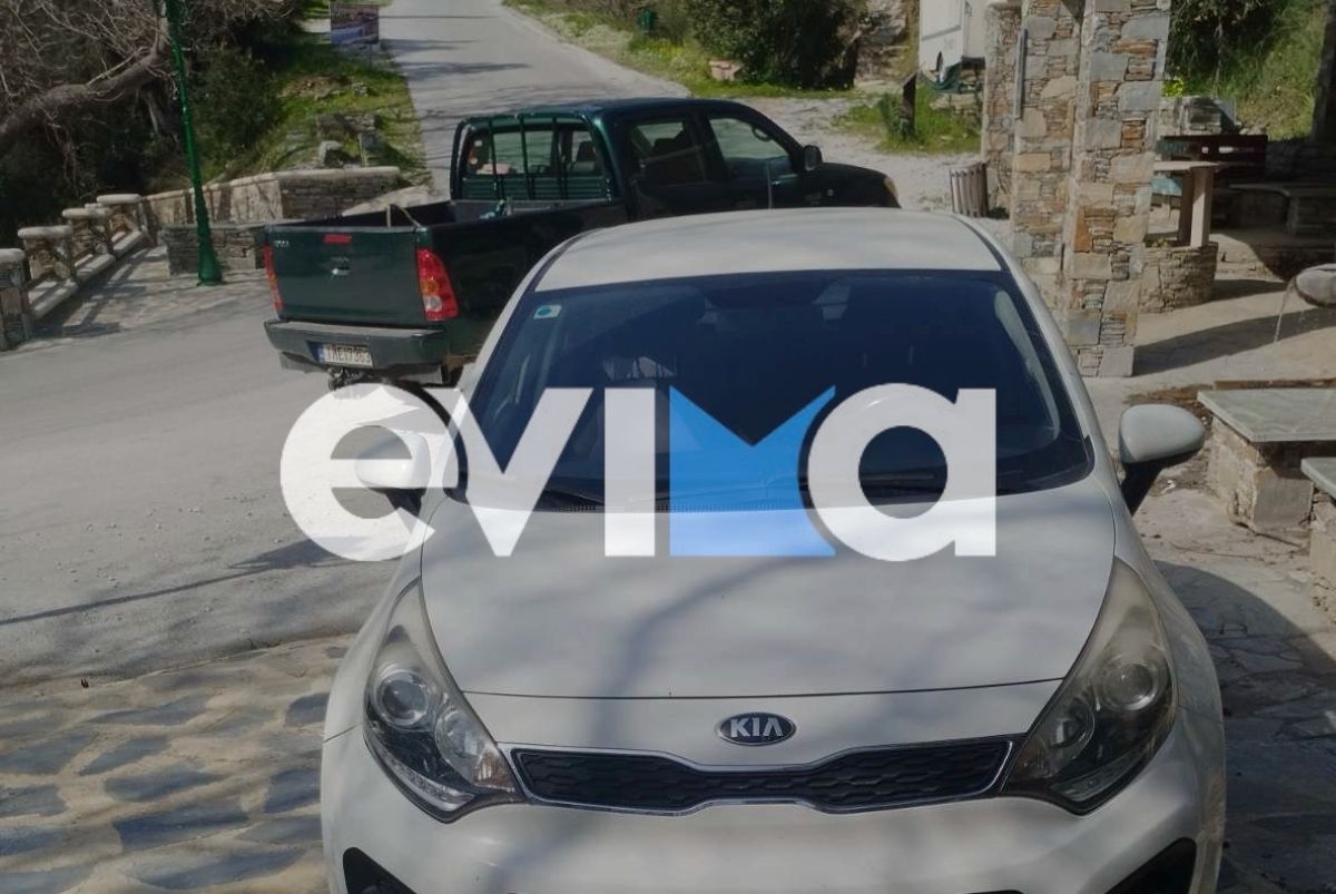 Το λευκό αυτοκίνητο KIA RIO του 46χρονου που εξαφανίστηκε από τις Αχαρνές και βρέθηκε στην Κάρυστο