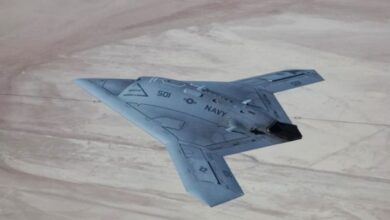 Το μη επανδρωμένο αεροσκάφος RQ-180 της Northrop Grumman, το πιο εξελιγμένο stealth drone των ΗΠΑ, σε αποστολή αναγνώρισης