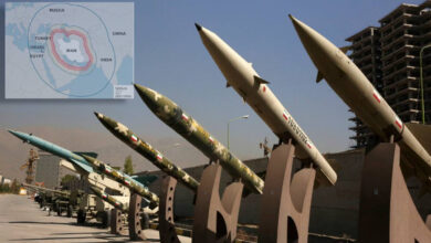 Εκτοξεύσεις πυραύλων στη Μέση Ανατολή κατά τη διάρκεια της ιρανικής επίθεσης