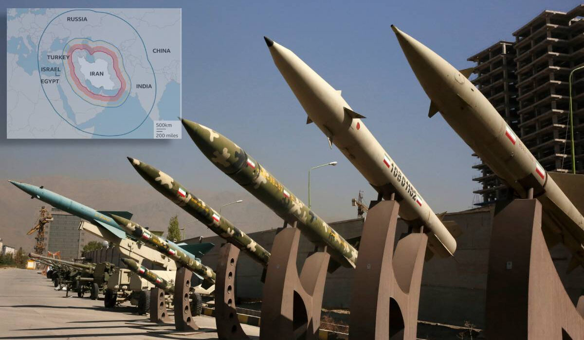 Εκτοξεύσεις πυραύλων στη Μέση Ανατολή κατά τη διάρκεια της ιρανικής επίθεσης