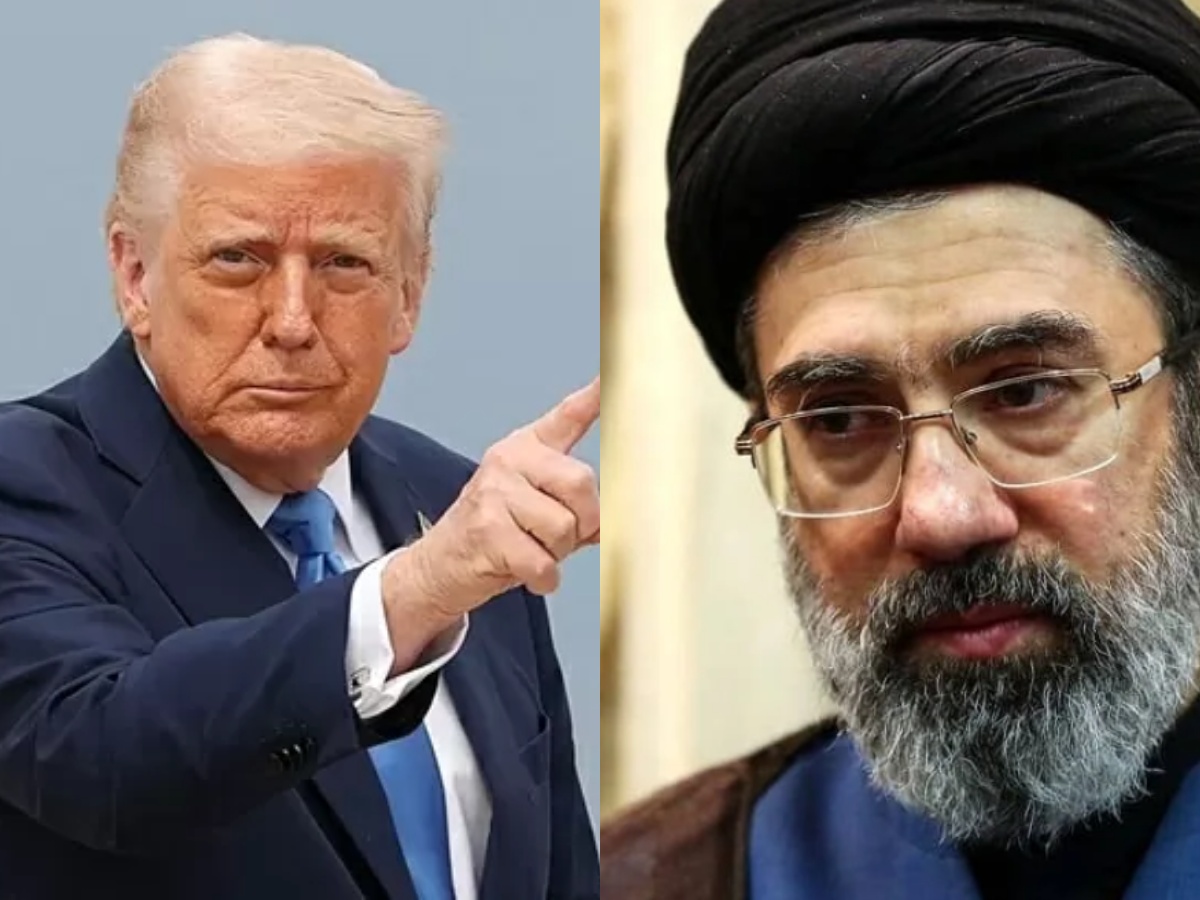 Ο νέος ηγέτης του Ιράν Μοτζτάμπα Χαμενεΐ και ο πρόεδρος των ΗΠΑ Ντόναλντ Τραμπ σε σύνθεση για τις διαπραγματεύσεις