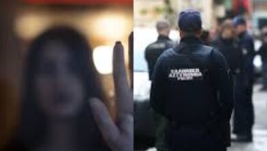 Περιπολικό της ΕΛ.ΑΣ. στη Θεσσαλονίκη μετά από σύλληψη στον Εύοσμο