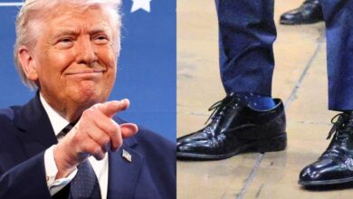 Ο Ντόναλντ Τραμπ και υπουργοί της κυβέρνησης που φορούν δερμάτινα παπούτσια Florsheim