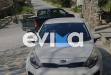 Το λευκό αυτοκίνητο KIA RIO του 46χρονου που εξαφανίστηκε από τις Αχαρνές και βρέθηκε στην Κάρυστο