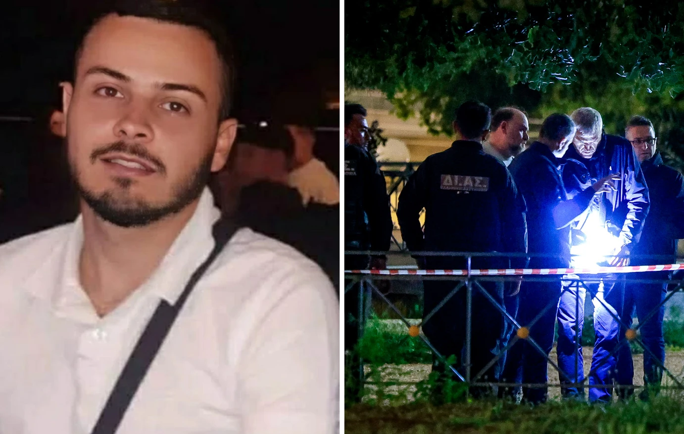 Περιπολικά και αστυνομικοί της ΕΛ.ΑΣ. σε σημείο συμπλοκής στον Άγιο Δημήτριο