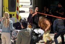 Αστυνομικές δυνάμεις έξω από το κτίριο του ΕΦΚΑ στον Κεραμεικό μετά τους πυροβολισμούς