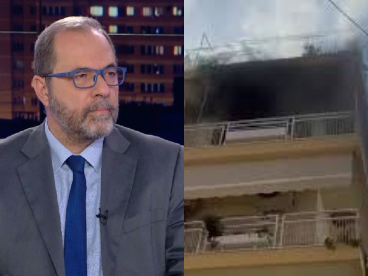 Πυροσβεστικά οχήματα και επιχείρηση κατάσβεσης σε πολυκατοικία στην Πάτρα μετά από φονική πυρκαγιά