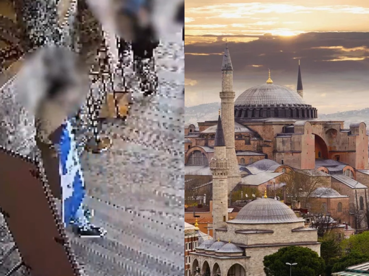 Σύλληψη ζευγαριού Ελλήνων στην Αγιά Σοφιά για την ύψωση σημαίας στην Κωνσταντινούπολη