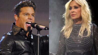 Η Άννα Βίσση στη σκηνή κατά τη διάρκεια συναυλίας της