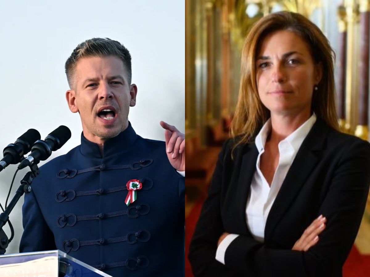 Ο Πρωθυπουργός της Ουγγαρίας Πέτερ Μάγιαρ και η πρώην σύζυγός του Βάργκα Γιούντιτ σε πολιτική αντιπαράθεση