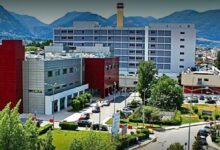 Εξωτερική άποψη του νοσοκομείου «Ο Άγιος Ανδρέας» στην Πάτρα