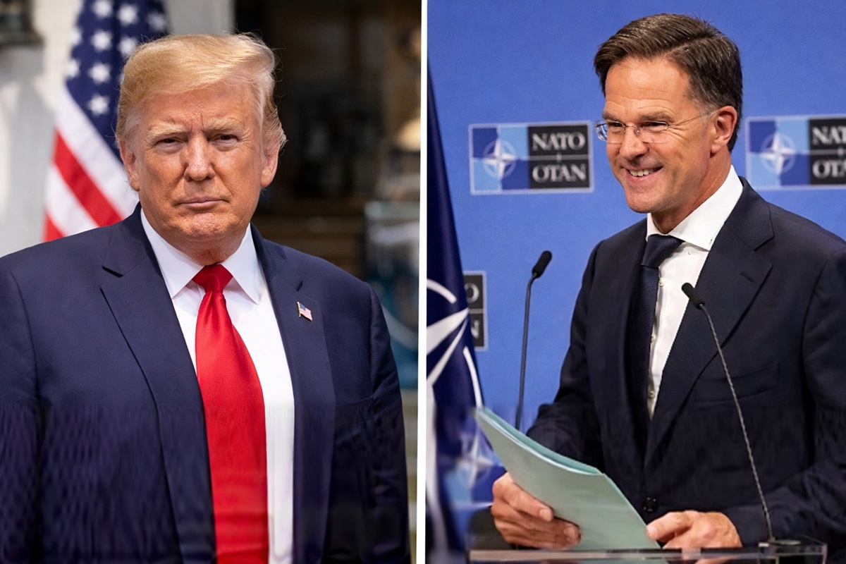 Ο Ντόναλντ Τραμπ και ο Μαρκ Ρούτε σε κρίσιμη συνάντηση στο Οβάλ Γραφείο για το μέλλον του ΝΑΤΟ