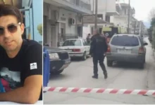 Στιγμιότυπο από βίντεο ντοκουμέντο με τους δράστες της δολοφονίας του Γιώργου Τσιτόγλου στην Καρδίτσα.