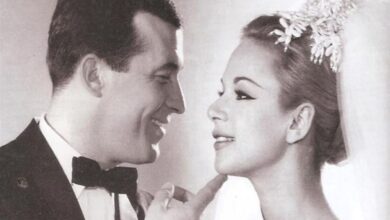 Ο Δημήτρης Παπαμιχαήλ και η Αλίκη Βουγιουκλάκη σε σκηνή από την ταινία Η Μοντέρνα Σταχτοπούτα στη Ρώμη