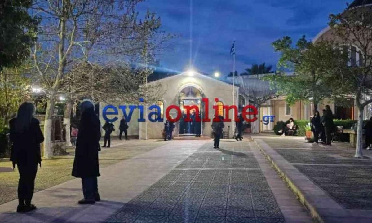 Ο ναός της Παναγίας Παραβουνιώτισσας στην Ερέτρια όπου κατέρρευσε ο ιερέας
