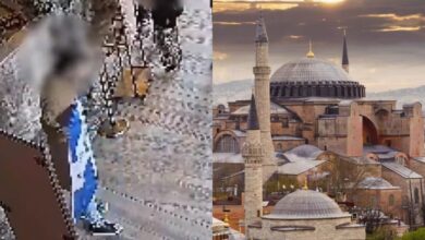 Σύλληψη ζευγαριού Ελλήνων στην Αγιά Σοφιά για την ύψωση σημαίας στην Κωνσταντινούπολη