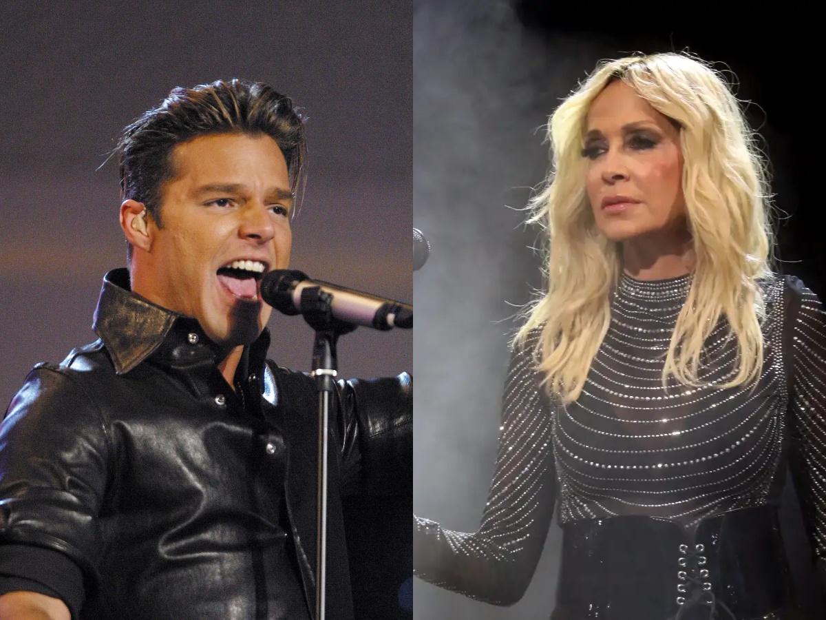 Η Άννα Βίσση στη σκηνή κατά τη διάρκεια συναυλίας της