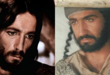 Ο Έλληνας ηθοποιός Γιώργος Βογιατζής στον ρόλο του Ιωσήφ δίπλα στην Παναγία