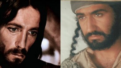 Ο Έλληνας ηθοποιός Γιώργος Βογιατζής στον ρόλο του Ιωσήφ δίπλα στην Παναγία