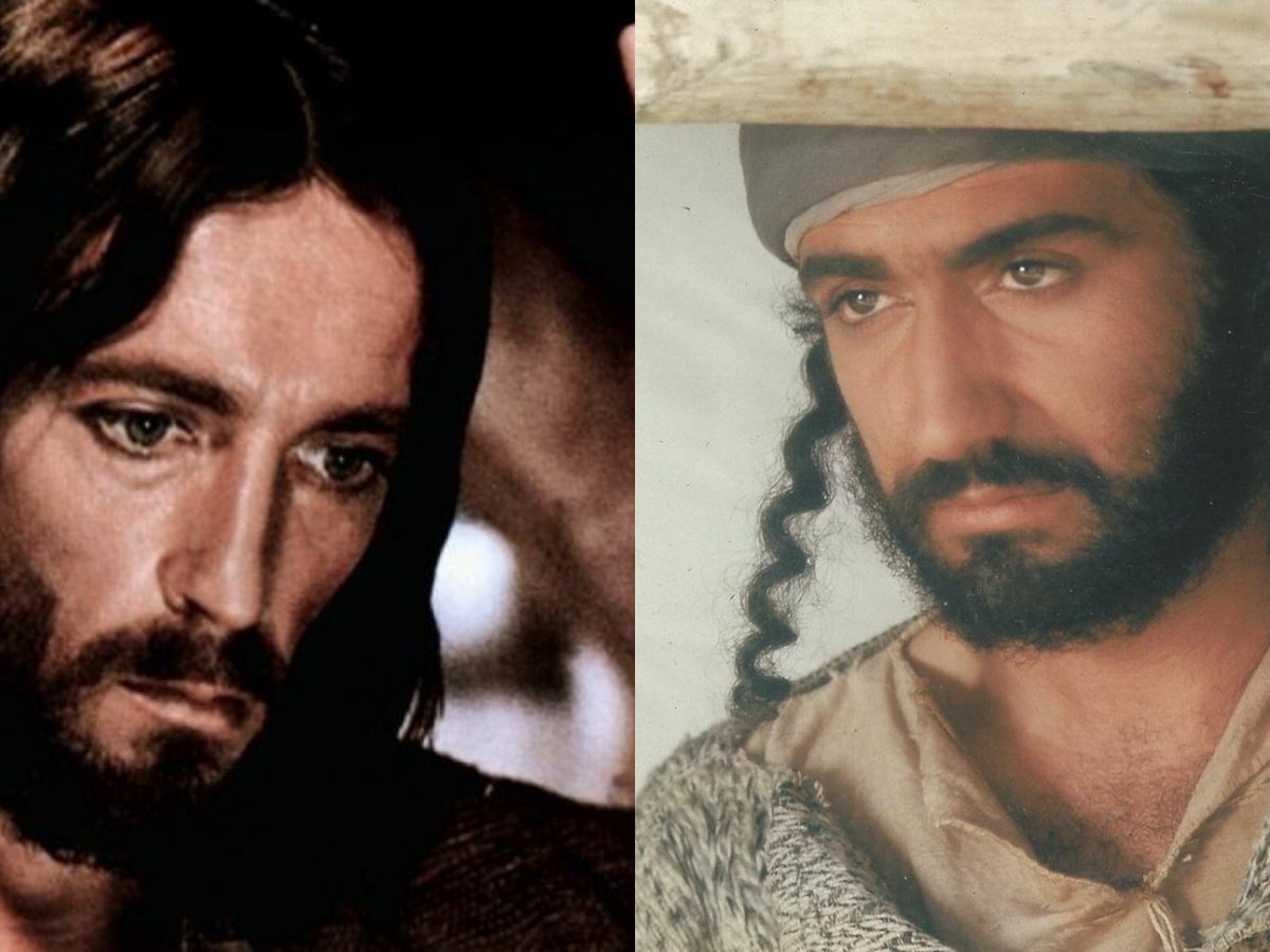 Ο Έλληνας ηθοποιός Γιώργος Βογιατζής στον ρόλο του Ιωσήφ δίπλα στην Παναγία