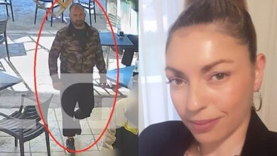 Στιγμιότυπο από κάμερα ασφαλείας που δείχνει τον 40χρονο δολοφόνο της Ελευθερίας Γιακουμάκη σε καφετέρια της Κρήτης