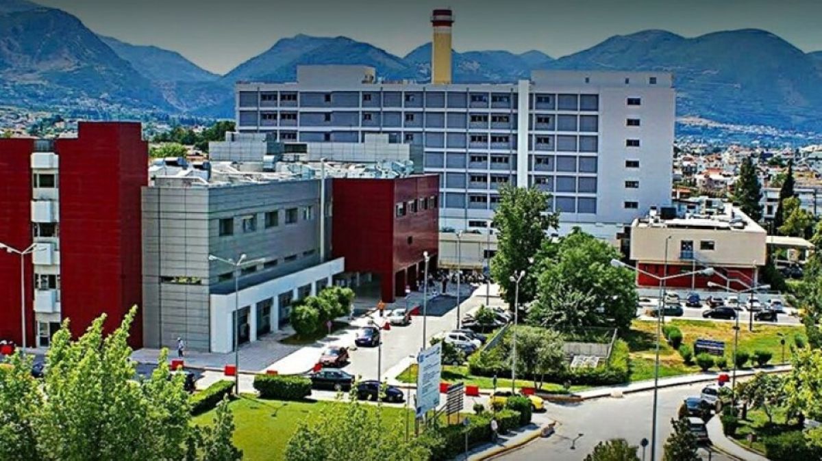 Εξωτερική άποψη του νοσοκομείου «Ο Άγιος Ανδρέας» στην Πάτρα