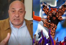 Ο δήμαρχος Βόλου Αχιλλέας Μπέος κατά τη διάρκεια έντονης δημόσιας τοποθέτησης για την κοινωνία και την τηλεόραση