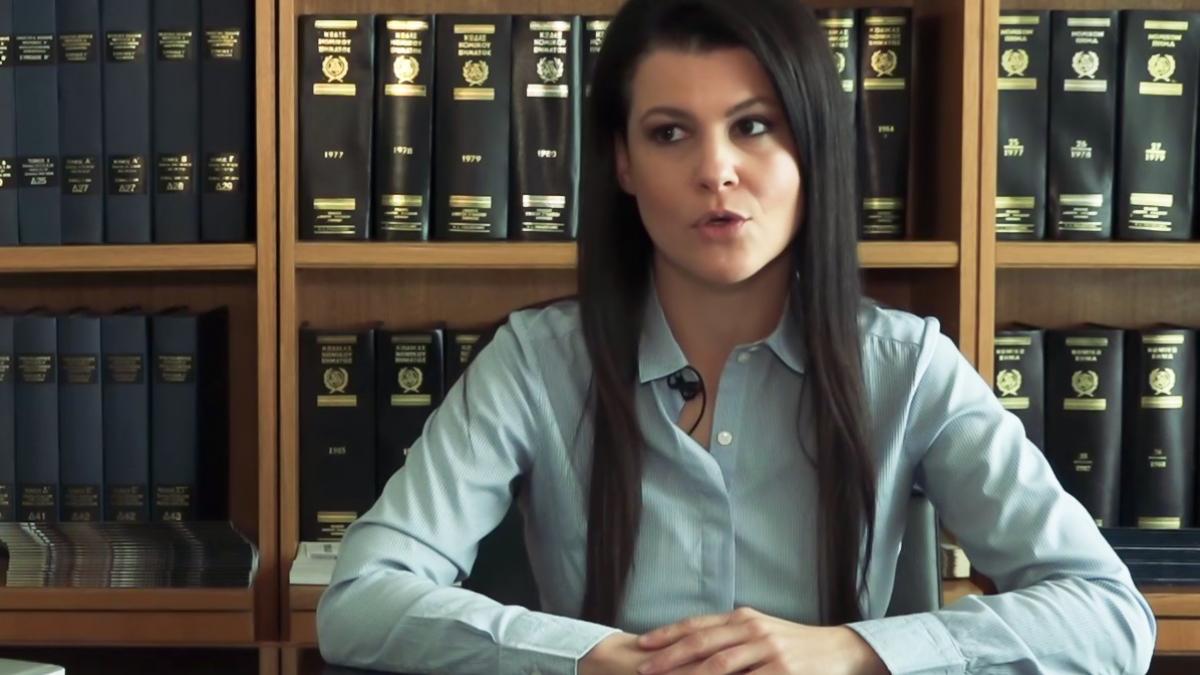 Η Ιωάννα Γκελεστάθη σε πολιτική εκδήλωση της Νέας Δημοκρατίας