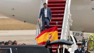 Το επίσημο αεροσκάφος της ισπανικής κυβέρνησης που μετέφερε τον Πέδρο Σάντσες και πραγματοποίησε αναγκαστική προσγείωση στην Άγκυρα