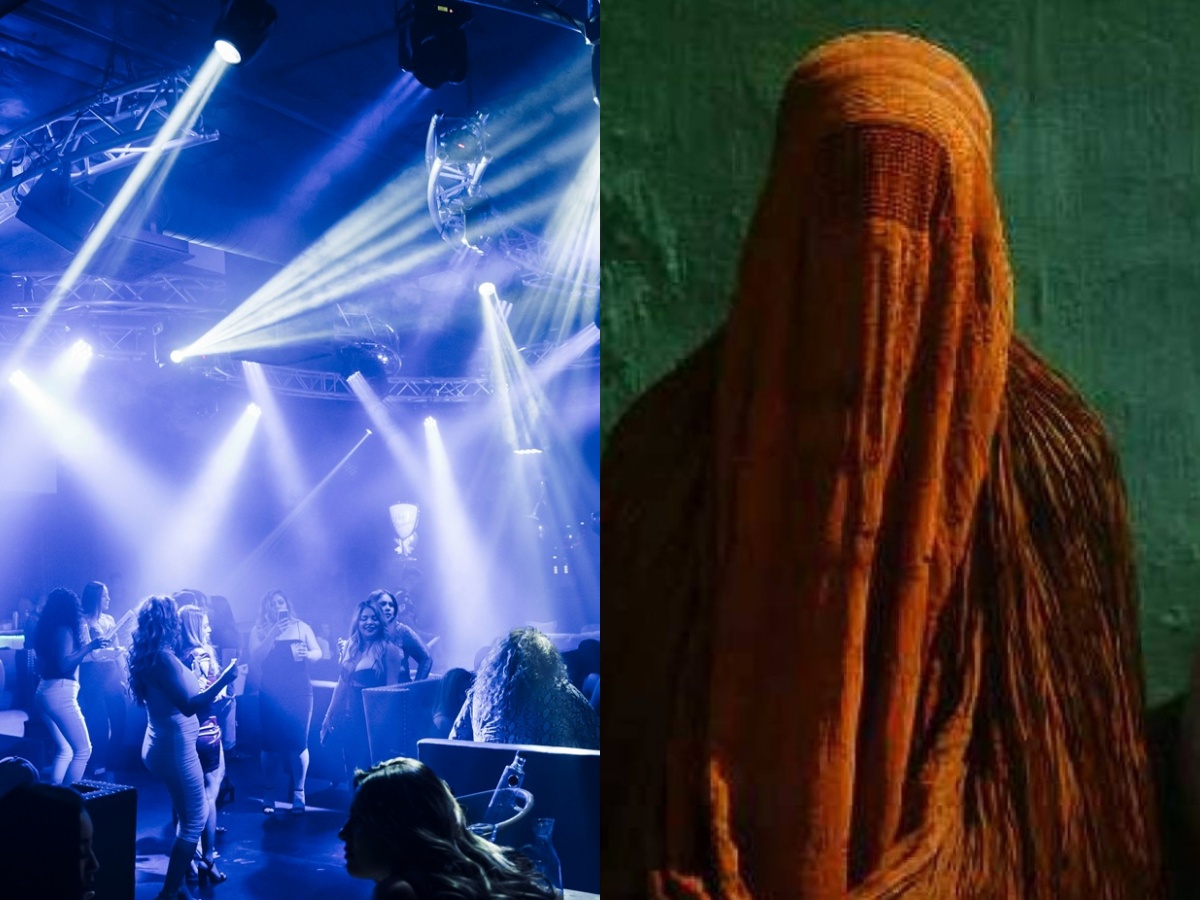 Η φωτισμένη Μανάμα στο Μπαχρέιν με φόντο τον Περσικό Κόλπο και τη γέφυρα Βασιλιά Φαχντ