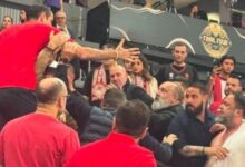 Σκηνές έντασης στο ΟΑΚΑ μεταξύ Γρηγόρη Δημητριάδη και Βαγγέλη Μαρινάκη κατά τη διάρκεια του Final Four