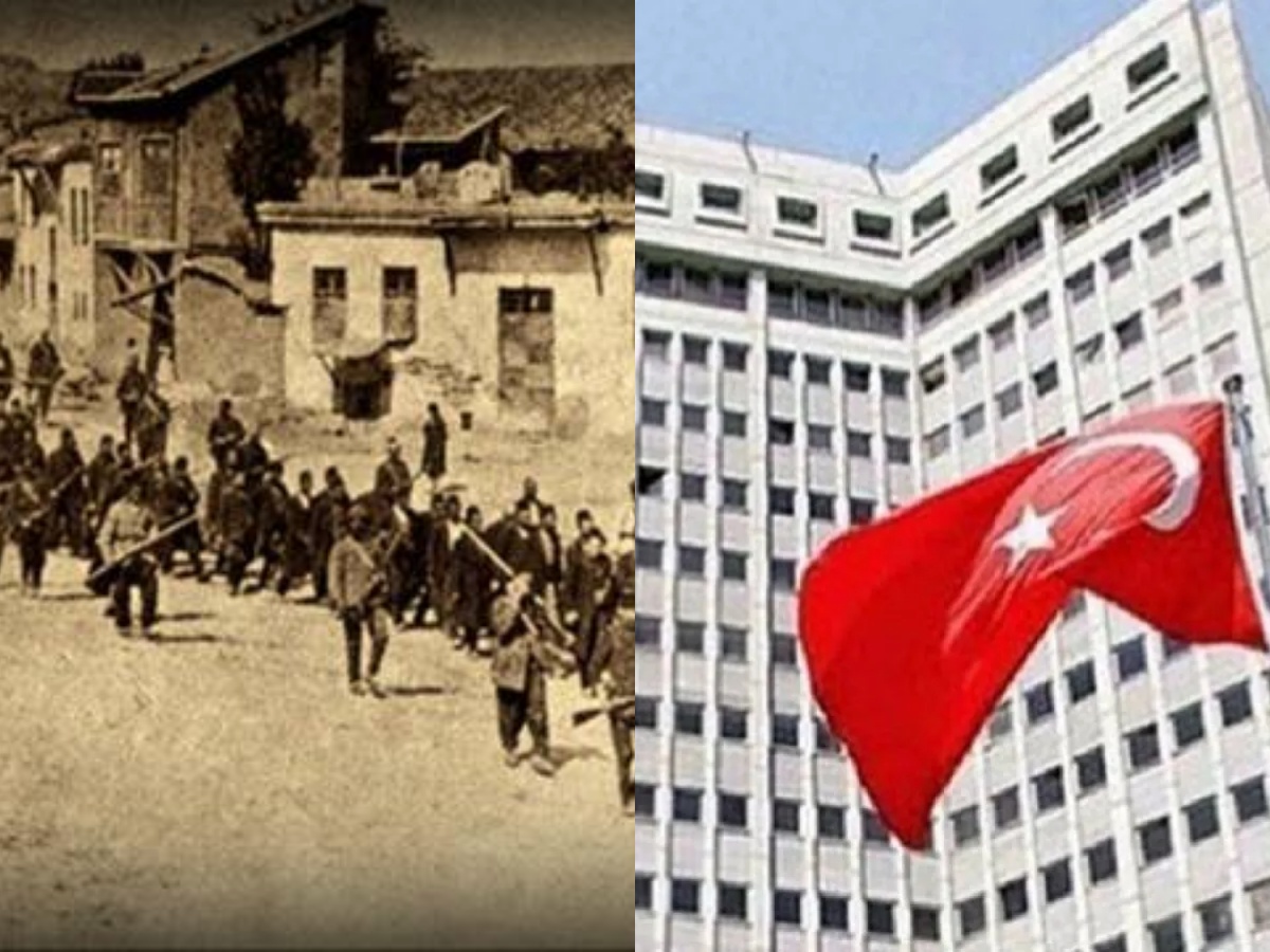 Το κτίριο του τουρκικού Υπουργείου Εξωτερικών στην Άγκυρα, το οποίο εξέδωσε προκλητική ανακοίνωση για τη Γενοκτονία των Ποντίων