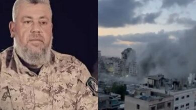 Καπνός πάνω από την πόλη της Γάζας μετά από στρατιωτική επιχείρηση του Ισραήλ