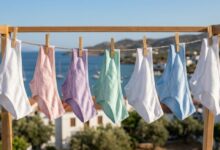 Καθαρά εσώρουχα έτοιμα για χρήση που συμβάλλουν στην καλή προσωπική υγιεινή